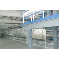 High efficiency mesh belt dryer machine